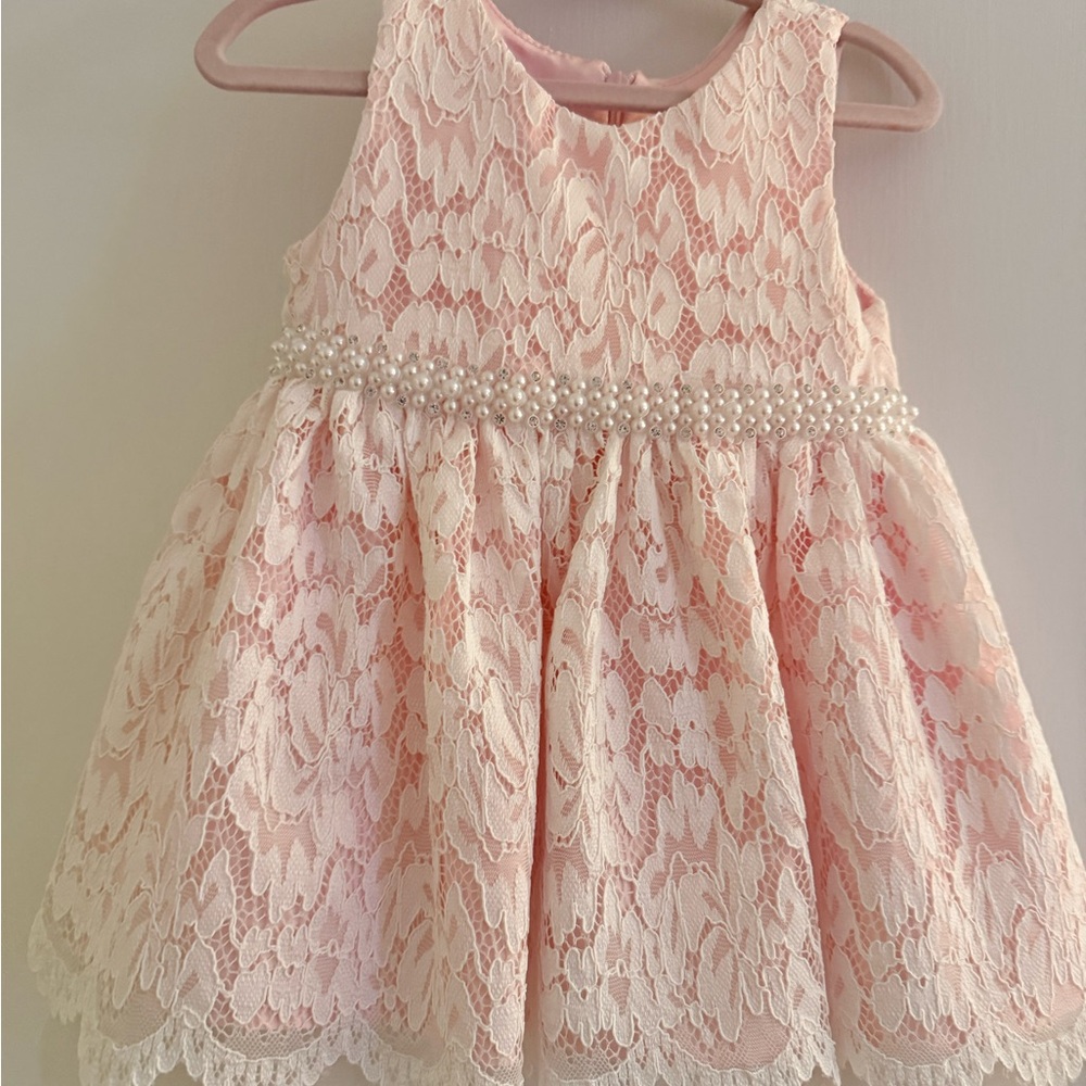 American Princess Blush Lace Dress